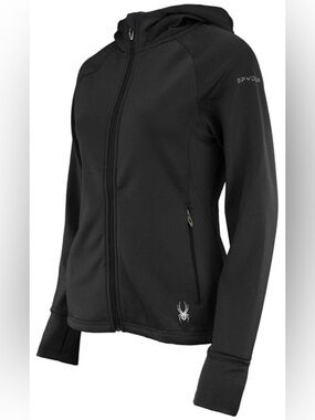 Spyder Women's Hayer Full Zip Fleece Jacket- Black